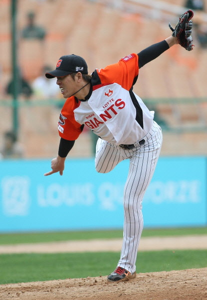 김승회 선수의 마무리 투구